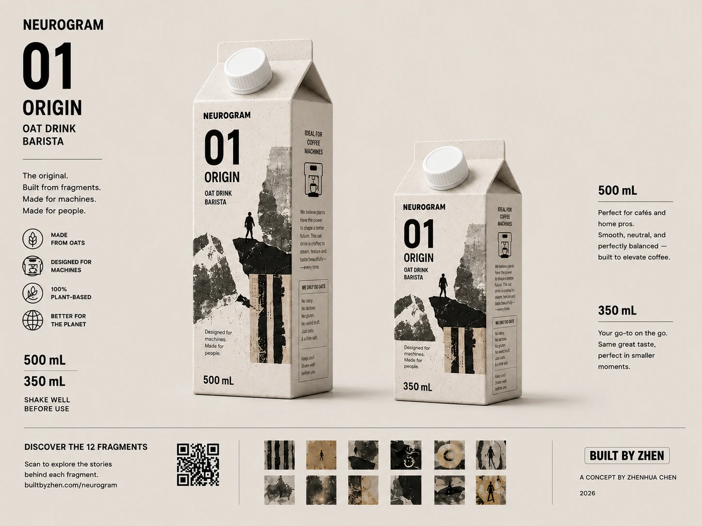 ORIGIN 500 and 350 milliliter packaging extensions.