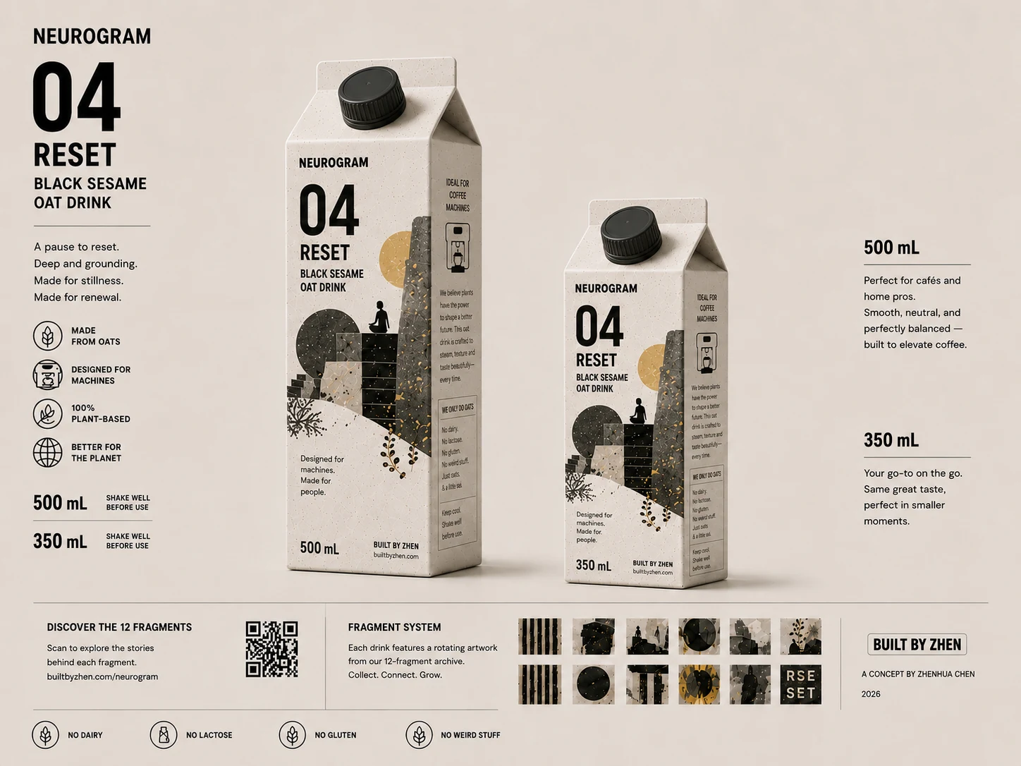 RESET 500 and 350 milliliter packaging extensions.