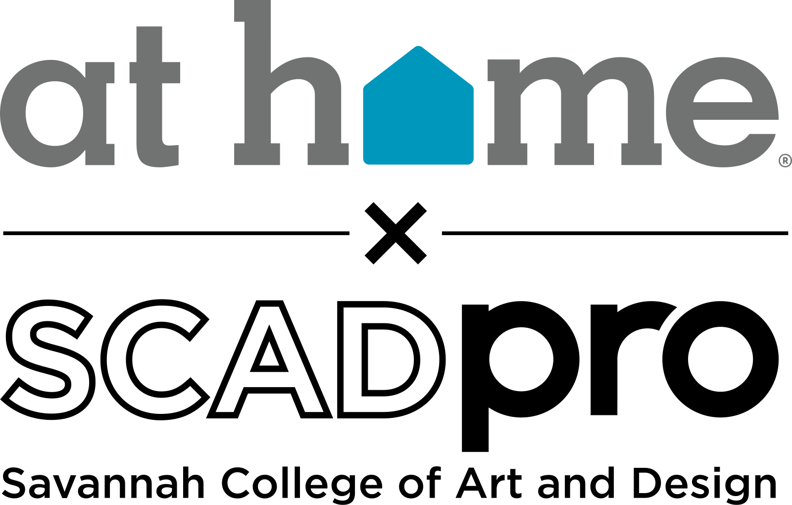 At Home × SCADpro logo